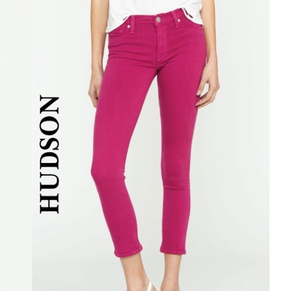 Hudson Nico Skinny size 28 in Magenta - Picture 2 of 9